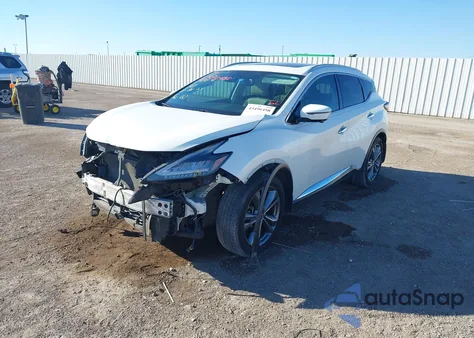 2019 Nissan Murano Platinum z USA, uszkodzony, nr VIN 5N1AZ2MJ1KN112493